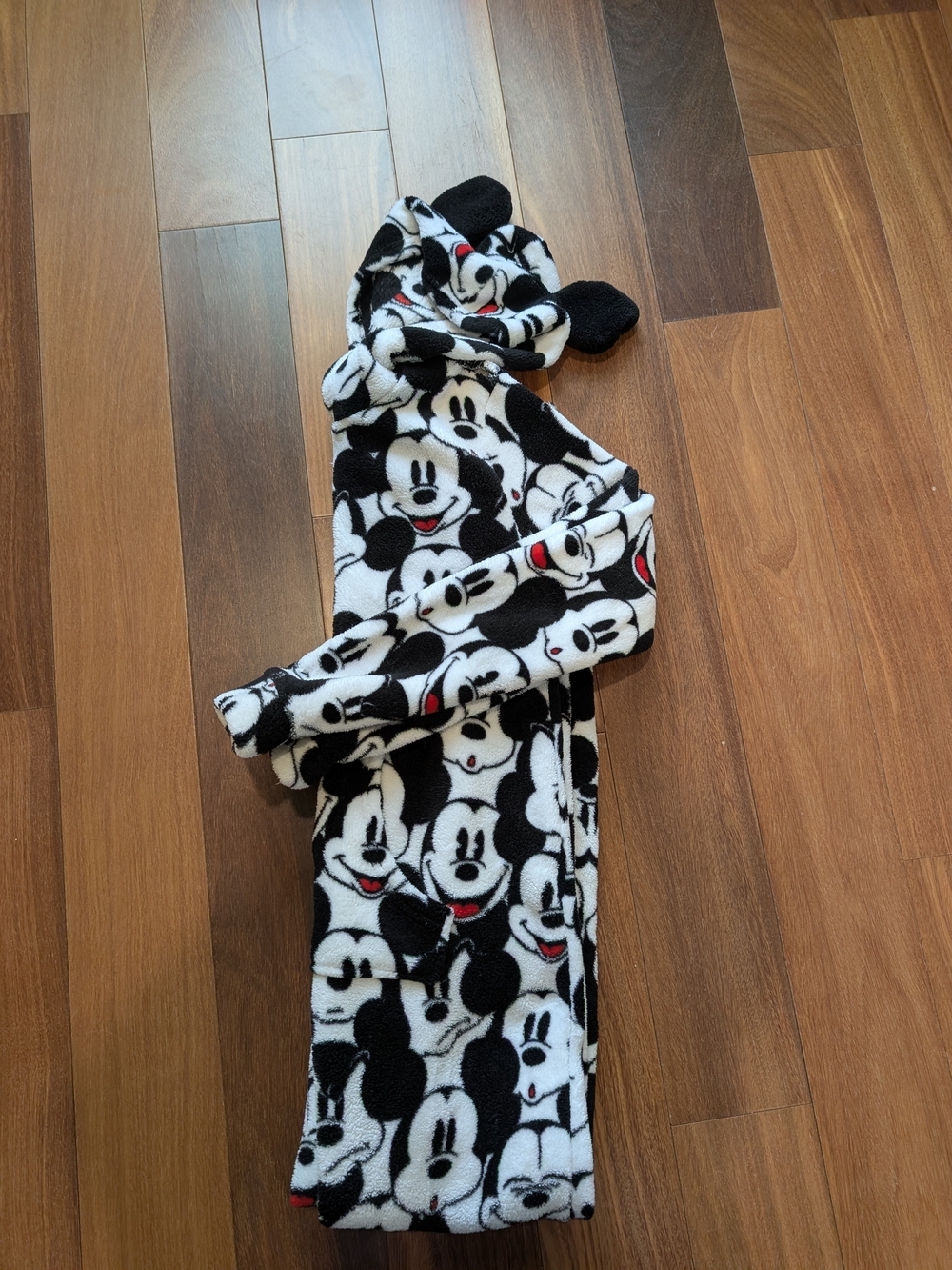 Disney & Co. X Forever21 Mickey Hooded Mickey Mouse Onsie With Zipper